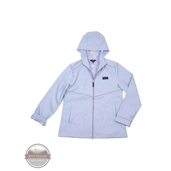 NEW SIMPLY SOUTHERN rain jacket in surf - Picture 2 of 2
